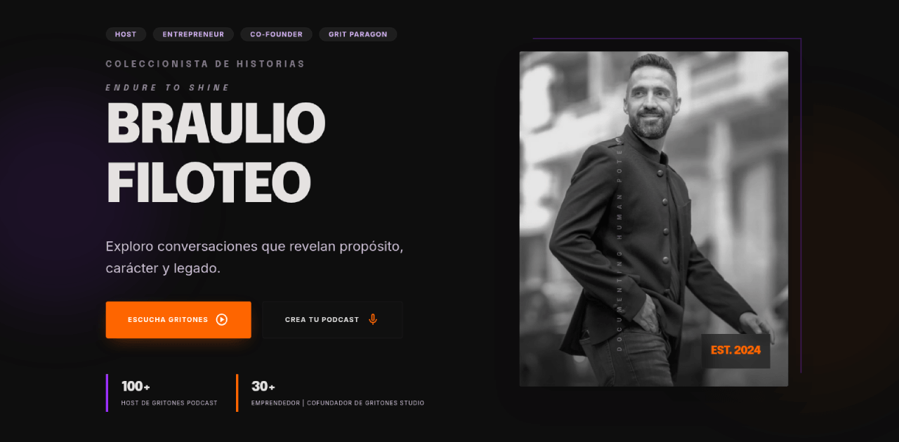 Braulio Filoteo / Creative Portfolio & Podcast Hub | Braulio Filoteo